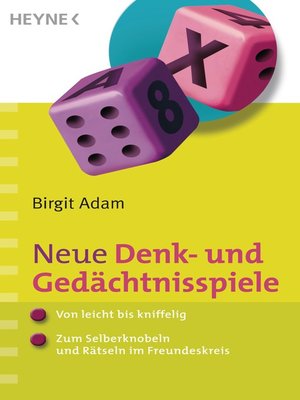 cover image of Neue Denk- und Gedächtnisspiele
